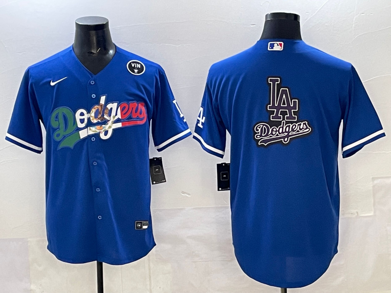 Men Los Angeles Dodgers blank blue Nike 2025 MLB All Star Jersey 0038